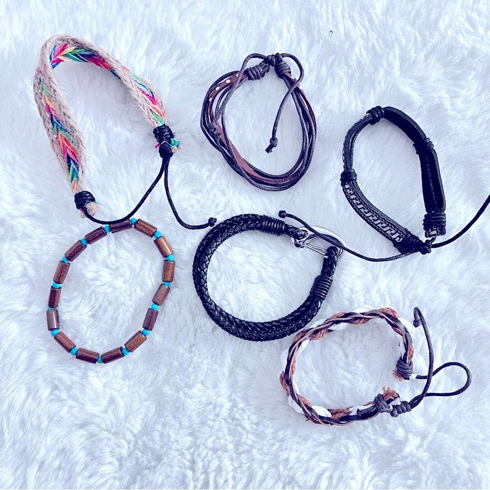 6 Pack of Mens/Womens Bracelets